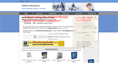 Desktop Screenshot of ebook-bargains.com